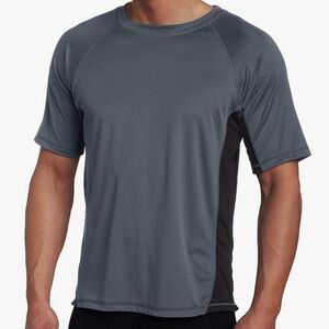 NWT Kanu Surf Swim Rash Guard Charcoal Gray UPF 50+ Shirt